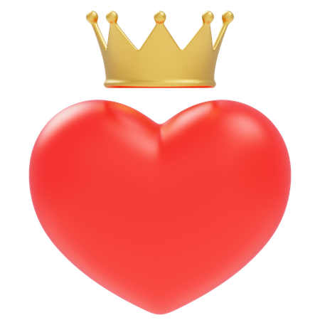Amor rey  3D Icon