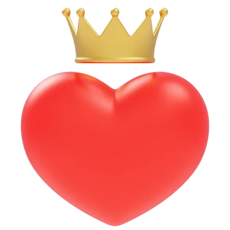 Amor rey  3D Icon