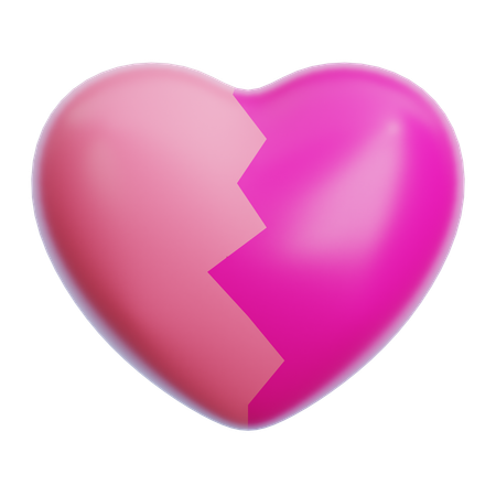 Amor roto  3D Icon