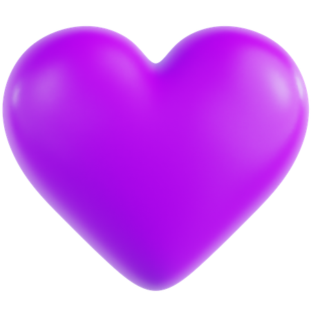 Amor roxo  3D Icon