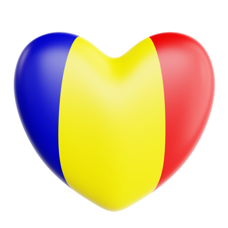 Amo rumania  3D Icon