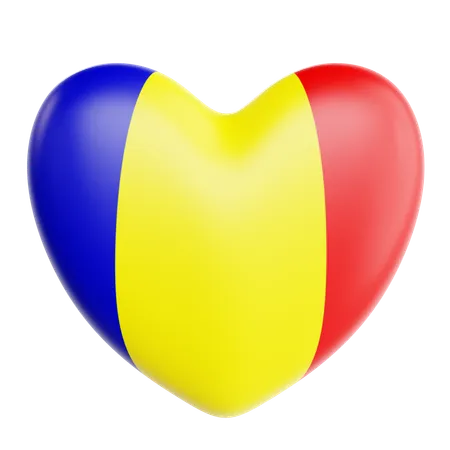 Amo rumania  3D Icon