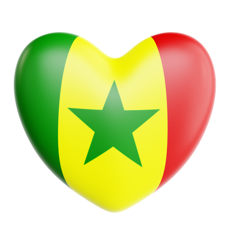 Amor senegal  3D Icon