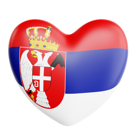 Amo serbia  3D Icon