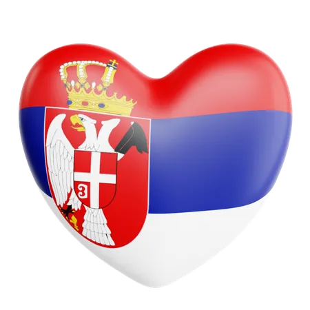 Amo serbia  3D Icon