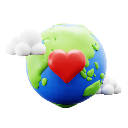 Amor da terra  3D Icon