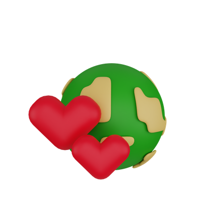 Amor da terra  3D Icon