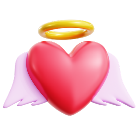 Amor voador  3D Icon