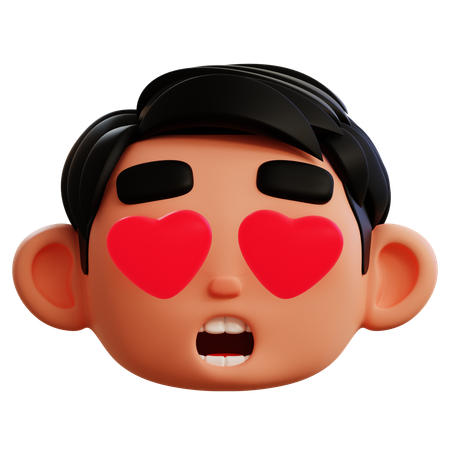 Emoji amoroso d  3D Icon