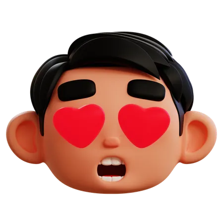 Emoji amoroso d  3D Icon