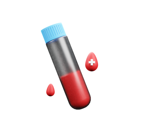 Amostra de sangue  3D Icon