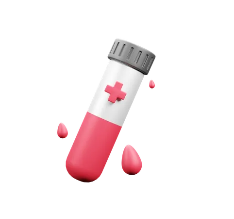 Amostra de sangue  3D Icon