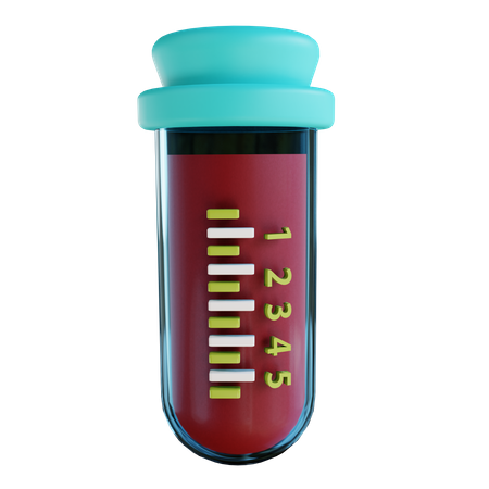 Amostra de sangue  3D Icon