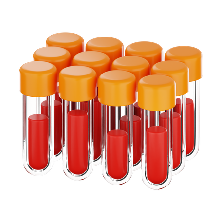 Amostra de sangue  3D Icon