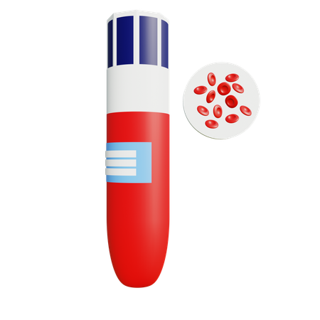 Amostra de sangue  3D Icon