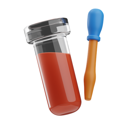 Amostra de sangue  3D Icon