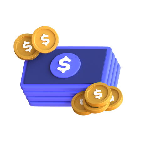 Amount Of Money  3D Icon