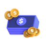 amount 3d logo