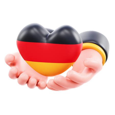 J'aime l'Allemagne  3D Icon