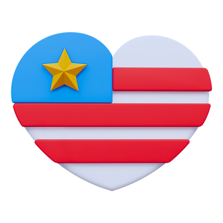 Amour américain  3D Icon