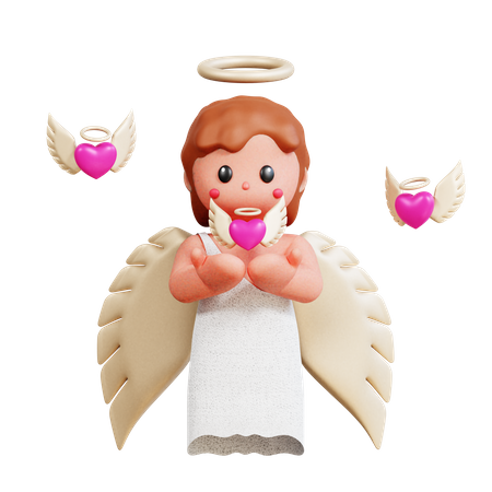 Ange de l'amour  3D Icon