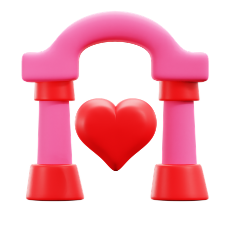 Arc d'amour  3D Icon