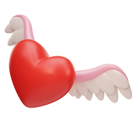 L'amour avec des ailes  3D Icon