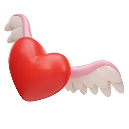 L'amour avec des ailes  3D Icon