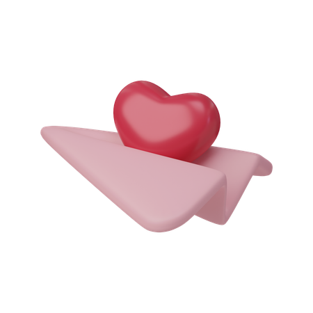 Avion d'amour  3D Icon