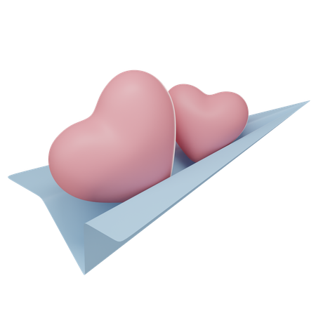 Avion d'amour  3D Icon