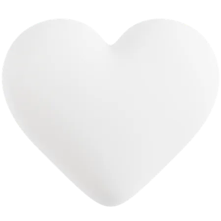 Amour blanc  3D Icon