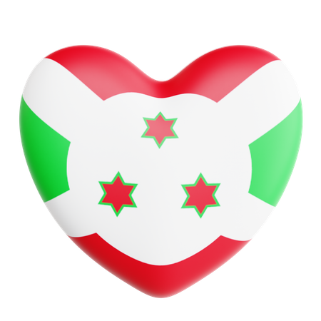 J'adore le Burundi  3D Icon