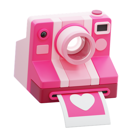 Caméra d'amour  3D Icon