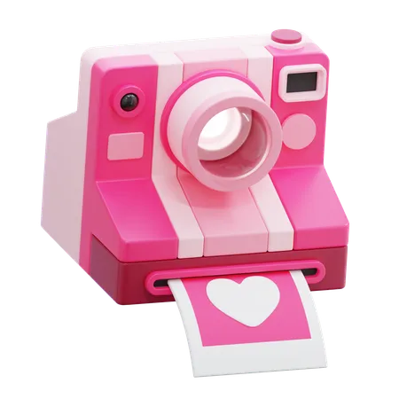 Caméra d'amour  3D Icon