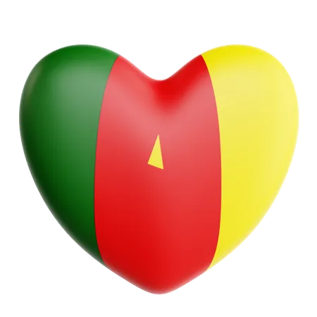 J'aime le cameroun  3D Icon