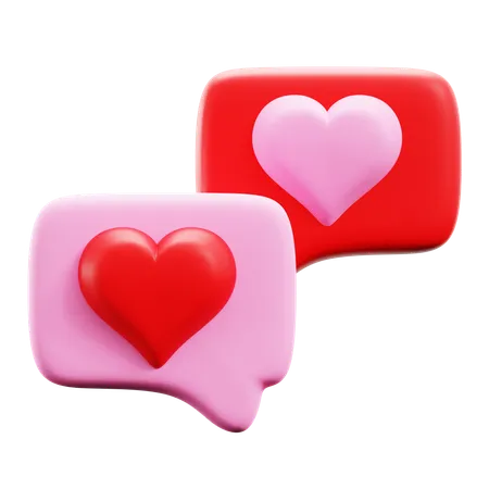 Discussion d'amour  3D Icon