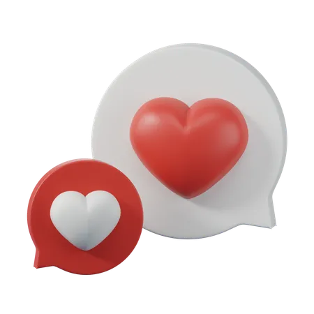 Discussion d'amour  3D Icon