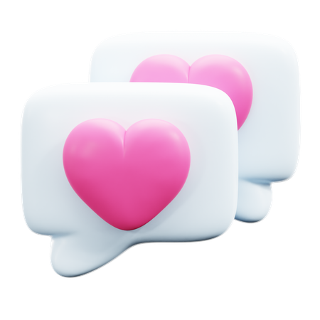 Discussion d'amour  3D Icon