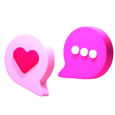 Discussion d'amour  3D Icon