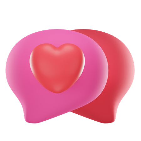 Discussion d'amour  3D Icon