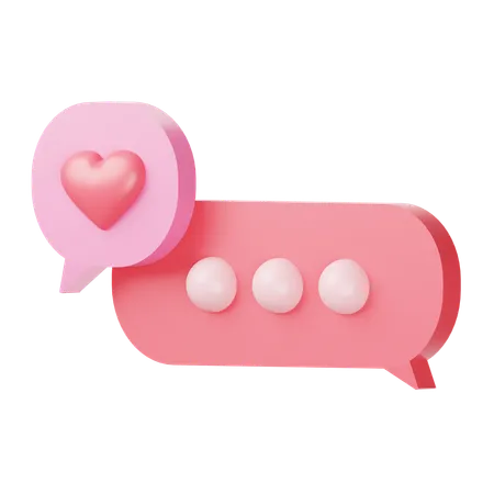 Discussion d'amour  3D Icon