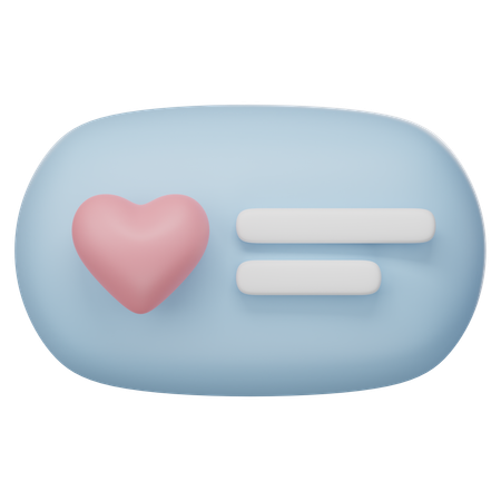 Discussion d'amour  3D Icon