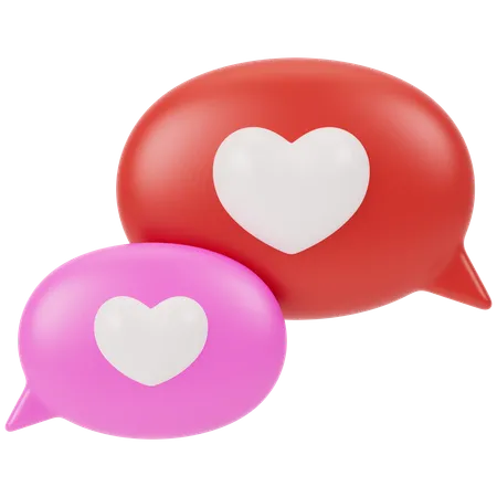 Discussion d'amour  3D Icon