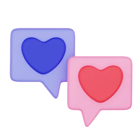 Discussion d'amour  3D Icon