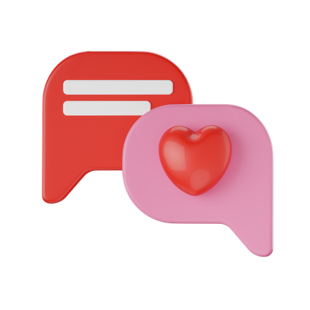 Discussion d'amour  3D Icon