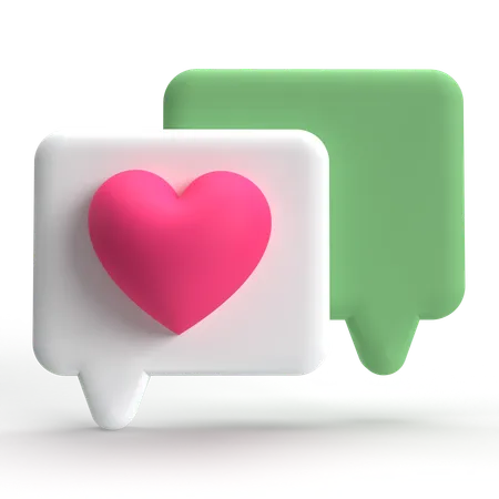 Discussion d'amour  3D Icon