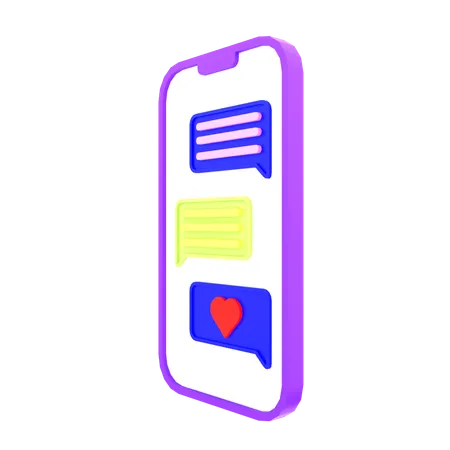 Discussion d'amour  3D Icon