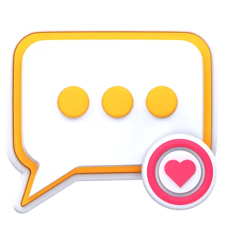 Discussion d'amour  3D Icon