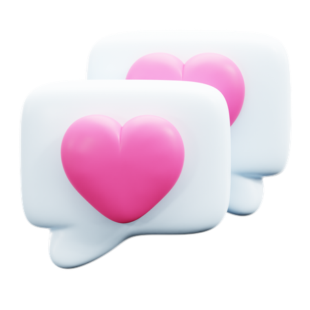 Discussion d'amour  3D Icon