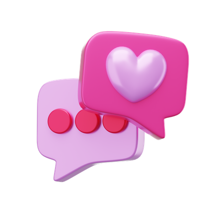 Discussion d'amour  3D Icon